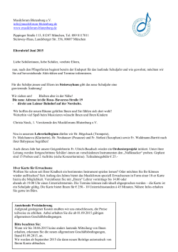 Anstehende Preisänderung Aufgrund gestiegener Kosten mußten wir