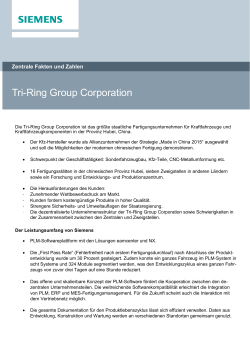 Factsheet: Tri-Ring Group Corporation