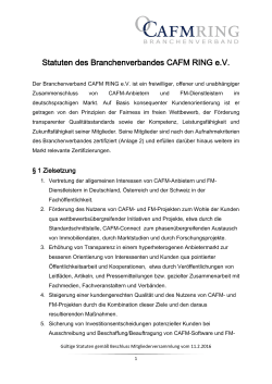 pdf Datei Statuten Branchenverband CAFM RING e.V. downloaden