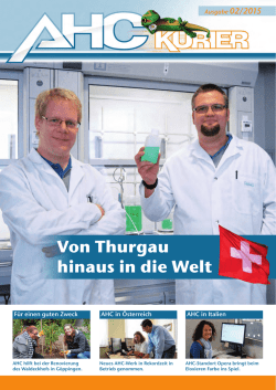 Von Thurgau hinaus in die Welt