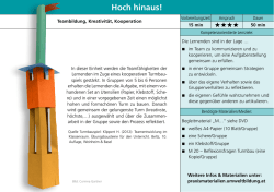 Hoch hinaus! - FORUM Umweltbildung