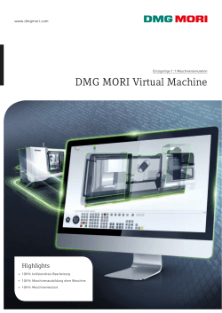 DMG MORI Virtual Machine