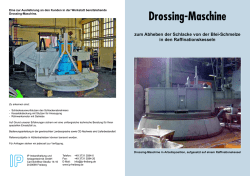 Drossing-Maschine