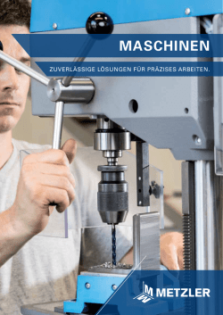 maschinen - Metzler Werkzeuge