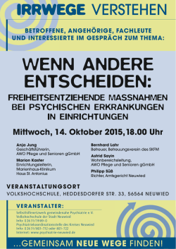 IRRwege verstehen - Wenn andere entscheiden