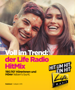 Voll im Trend: der Life Radio HitMix