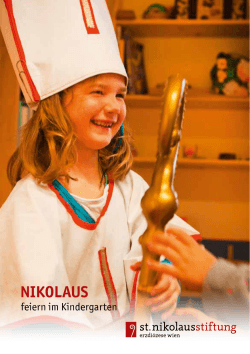 Nikolaus feiern im Kindergarten