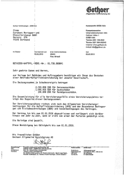 Gothaer Haftpflicht