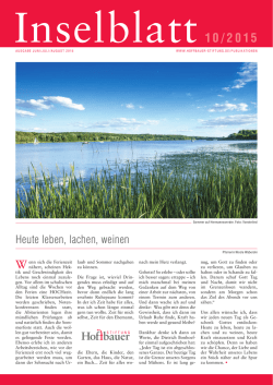 Heute leben, lachen, weinen