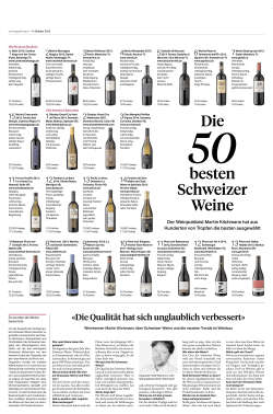 Die besten Schweizer Weine
