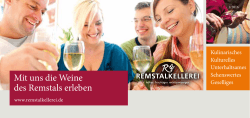 Mit uns die Weine des Remstals erleben