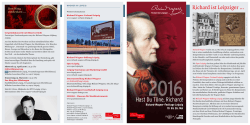 Richard-Wagner-Festtage Leipzig 2016 - Richard-Wagner