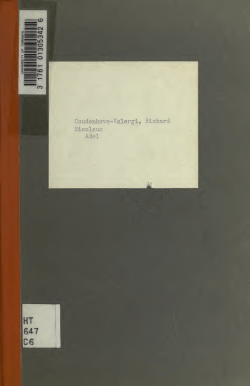 Coudenhove-Kalergi, Richard Nicolaus Adel