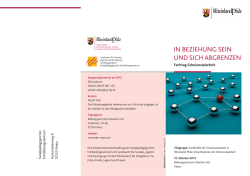 in beziehung sein und sich abgrenzen