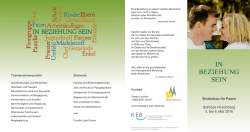 IN BEZIEHUNG SEIN - Bistum Eichstätt