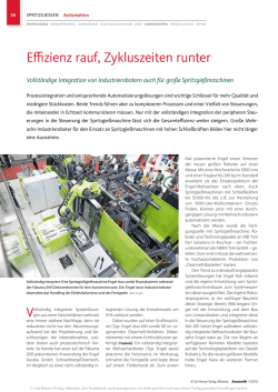 Effizienz rauf, Zykluszeiten runter