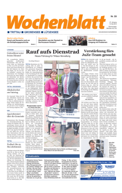Rauf aufs Dienstrad - Hamburger Wochenblatt