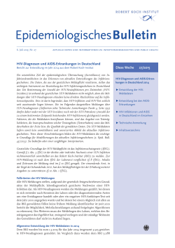 Epidemiologisches Bulletin 27/2015
