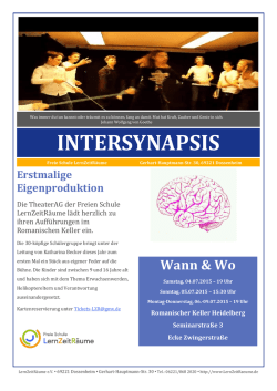 intersynapsis - Freie Schule LernZeitR&auml;ume &ndash; LernZeitR&auml;ume eV