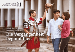 Die Vergangenheit beginnt hier.