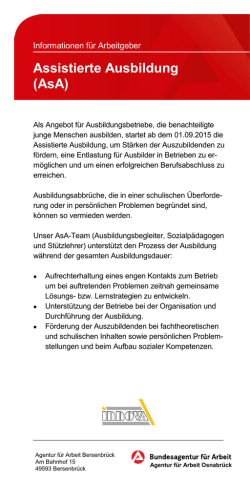 Viele Betriebe haben in der Vergangenheit Erfahrungen mit