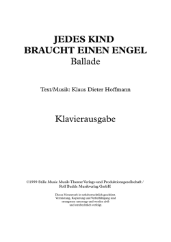 Jedes Kind braucht einen Engel