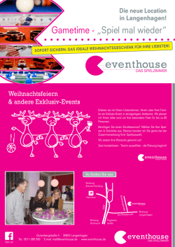 Flyer | Die neue Location in Langenhagen