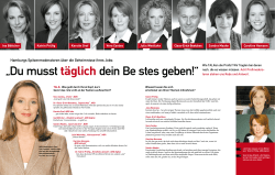 Du musst t&auml;glich dein Be stes geben!