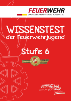 Wissenstest Stufe 6 - Landesfeuerwehrverband Burgenland