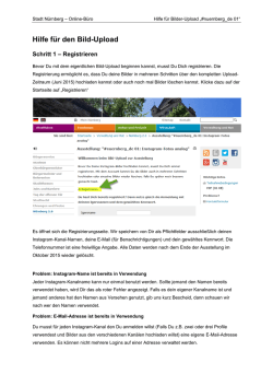 Hilfe f&uuml;r Bild-Upload (Ausstellung #nuernberg_de 01)