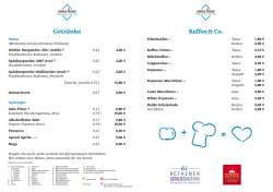 Kaffee & Co. Getränke - Kaffee Anna Leine Hannover