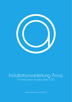 Installationsanleitung Anna.