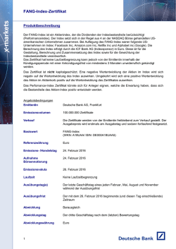 FANG-Index-Zertifikat