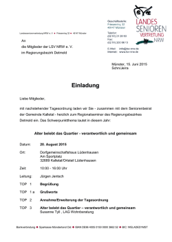 Hier Adresse eingenen - Landesseniorenvertretung NRW