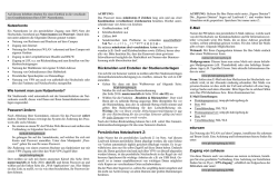 Infos f&uuml;r Studierende - P&auml;dagogische Hochschule Ludwigsburg