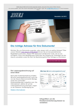 Die richtige Adresse für Ihre Dokumente!