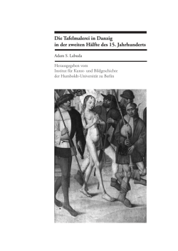 Die Tafelmalerei in Danzig in der zweiten H&auml;lfte des 15