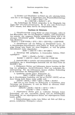 In Salzsäure und Schwefelsäure ist Nickel nur sehr schwierig löslich.