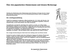 &Uuml;ber den japanischen Zimmermann und dessen Werkzeuge