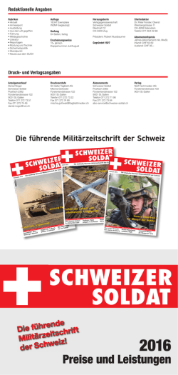 Mediadaten 2016 - NZZ Fachmedien AG