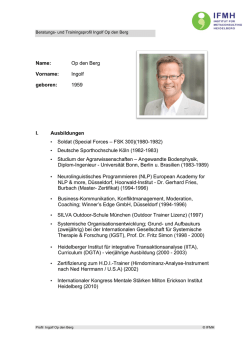 Profil Ingolf Op den Berg