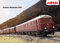 Sommer-Neuheiten 2016