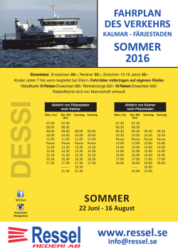 SOMMER 2016