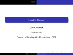 Biografie des Charles Darwin