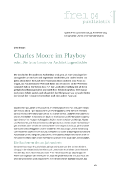 Charles Moore im Playboy