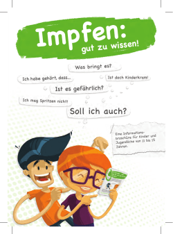 Impfen - Bundesamt f&uuml;r Gesundheit