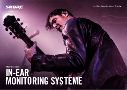 In-Ear Monitoring Basiswissen