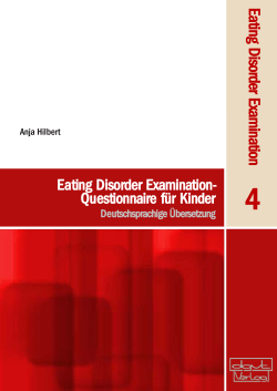 Eating Disorder Exam ination - dgvt