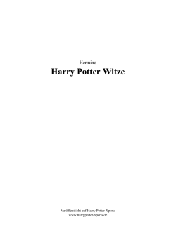 Harry Potter Witze - Harry Potter Xperts