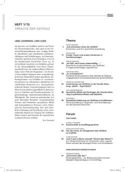 heft 1/15 sprache der gef&uuml;hle